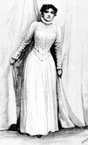 Henry Paget’s illustration of Florence as Rebecca West in Ibsen’s Rosmersholm