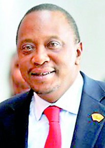 Kneya president Uhuru kenyatta