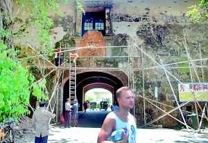 Renovations at Galle Fort