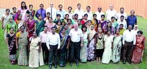 Event participants with Lighthouse Hotel GM Robert Claesson. Pix by M.A. Pushpakumara