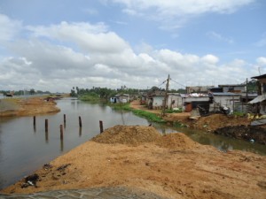 2. A section of the poor dwellings: When elections are around these are havens for politicians, once elections are over, they erect barriers