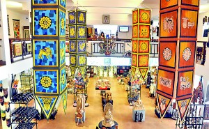 Laksala outlet: Hoping  for brisk business for  traditional craft during the conference