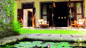 Private garden: The Kirinda Suite’s relaxed charm