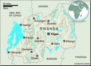 MAP: Rwanda