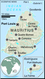 MAP: Mauritius