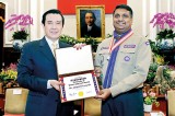 Taiwan President honours Janaprith