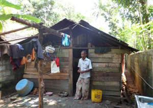 Janith’s humble home