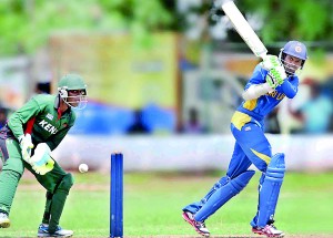 Upul Tharanga was in fine form yesterday, smashing 48 and 52