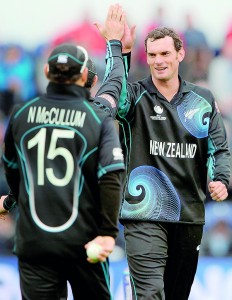 Fast bowler Kyle Mills will lead the Kiwis while regular sipper Brendon McCallum stays at home getting ready for the West Indies inbound series next month. - AFP
