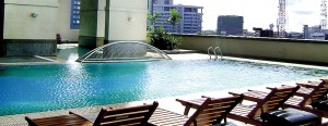 Pool with a view: Privacy and space to relax