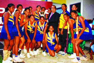 The victorious Army SC netball team, who won their first major title at top level
