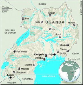 MAP: Uganda
