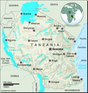 MAP: Tanzania