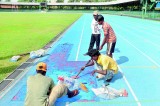 Ruined track at Sugathadasa Stadium: Who is the culprit?