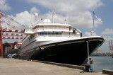 Norwegian luxury yacht docks into Colombo Norwegian luxury yacht docks into Colombo