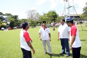 CA Sri Lanka President,  Sujeewa Rajapakse tossing the coin