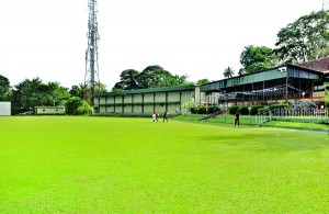 The legendary NCC ground and its club house. - Pix by Indika Handuwala