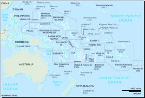 MAP: Oceania