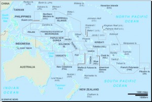 MAP: Oceania