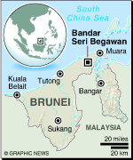 MAP: Brunei