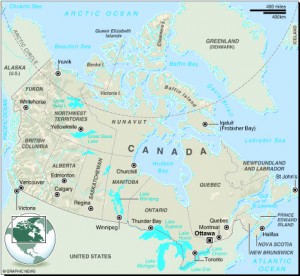 MAP: Canada