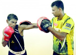 Army SC, who won the overall championship of the 89th Boxing Nationals, has helped fighters like Ishan Ranjeewa to blossom. - Pix by Hasitha Kulasekara