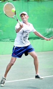 Revatha Silva claimed the Men’s Second Division crown.  - Pic by Amila Gamage