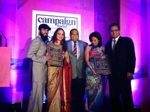 Seen here is Ranil de Silva and the team after receiving the award.
