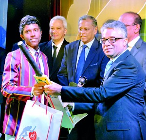 Kusal Mendis was crowned the Bata-the Sunday Times Schoolboy Cricketer of the Year 2013