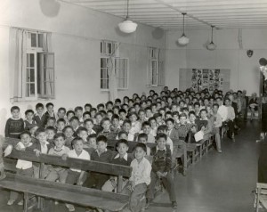 Students in a Canadian Indian residential school. Pic courtesy indigenousfoundations.arts.ubc.ca