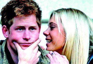 The jury were read a transcript of a tape recovered in 2006 apparently left on Prince Harry's phone pretending to be girlfriend Chelsy Davy (Reuters)