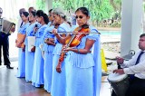 Visually Handicapped choir perform traditional carols