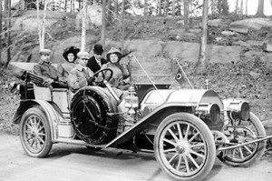 A preparatory drive through Central Park, 1909