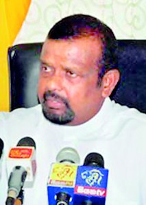 Special Project minister Chandrasena