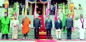 SAARC leaders at the Bhutan summit in 2010. Pic courtesy PTI