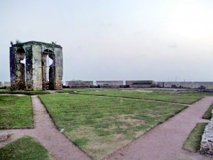 An abandoned belfry on the uppermost level of the Dutch Fort rings out a  hollow peal of an ancient monument that has lost its appeal for many