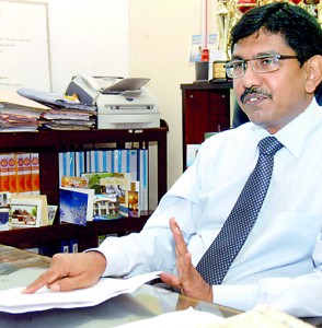 Colombo National Hospital  Director Dr. Anil Jasinghe.  Pix by Nilan Maligaspe