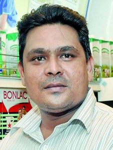 Pradeep Jayaratne: His outlet was able to supply only 2 per cent of monthly demand