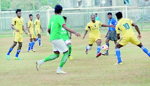 Action between Old Bens vs UC Lions