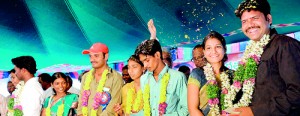 In this file photograph taken on April 14, 2009, Indian couples wed in an inter-caste mass marriage programme organised on Bhimrao Ramji Ambedkar's 119th Jayanthi (birthday or birth anniversary) in Hyderabad. AFP