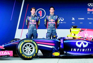 The new RB10 Formula One racer