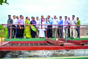 Minister Basil Rajapaksa, Jetwing Chairman Hiran Cooray and others at the opening