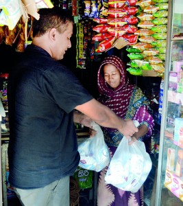 Liquid milk: The hottest commodity in town. Pix by Hasitha Kulasekera