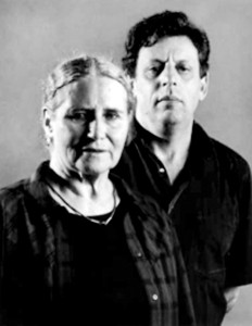 British writer Doris Lessing and American composer Philip Glass collaborated on two operas based on books by Lessing. Photo: Jim Caldwell, courtesy of Houston Grand Opera