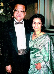 Dr. Clifford and wife Shiranti