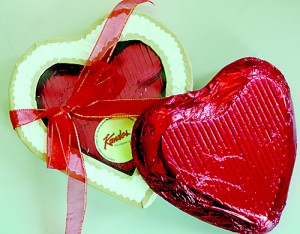 Kandos chocolate heartsrange  from Rs.25 to Rs.400