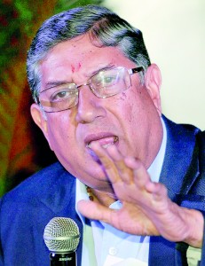 N.Srinivasan will take over the ICC Presidency from July