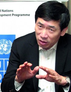 Haoliang Xu: The UN encourages reconciliation through development. Pic by Indika Handuwala
