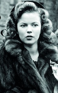 Shirley Temple pictured in 1944. She could not translate her stellar success as a child star into a film career as an adult and retired from the movie industry
