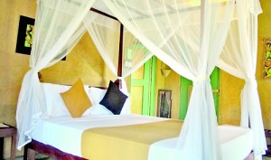Comfort within: Cosy beds and mosquito nets